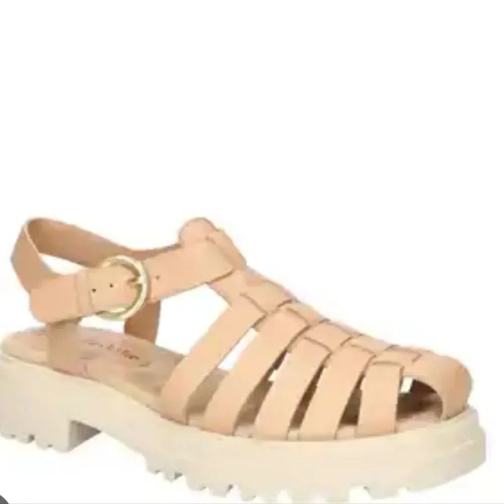 BRAND NEW SUGAR EVANGELINE BLOCK HEEL SANDAL